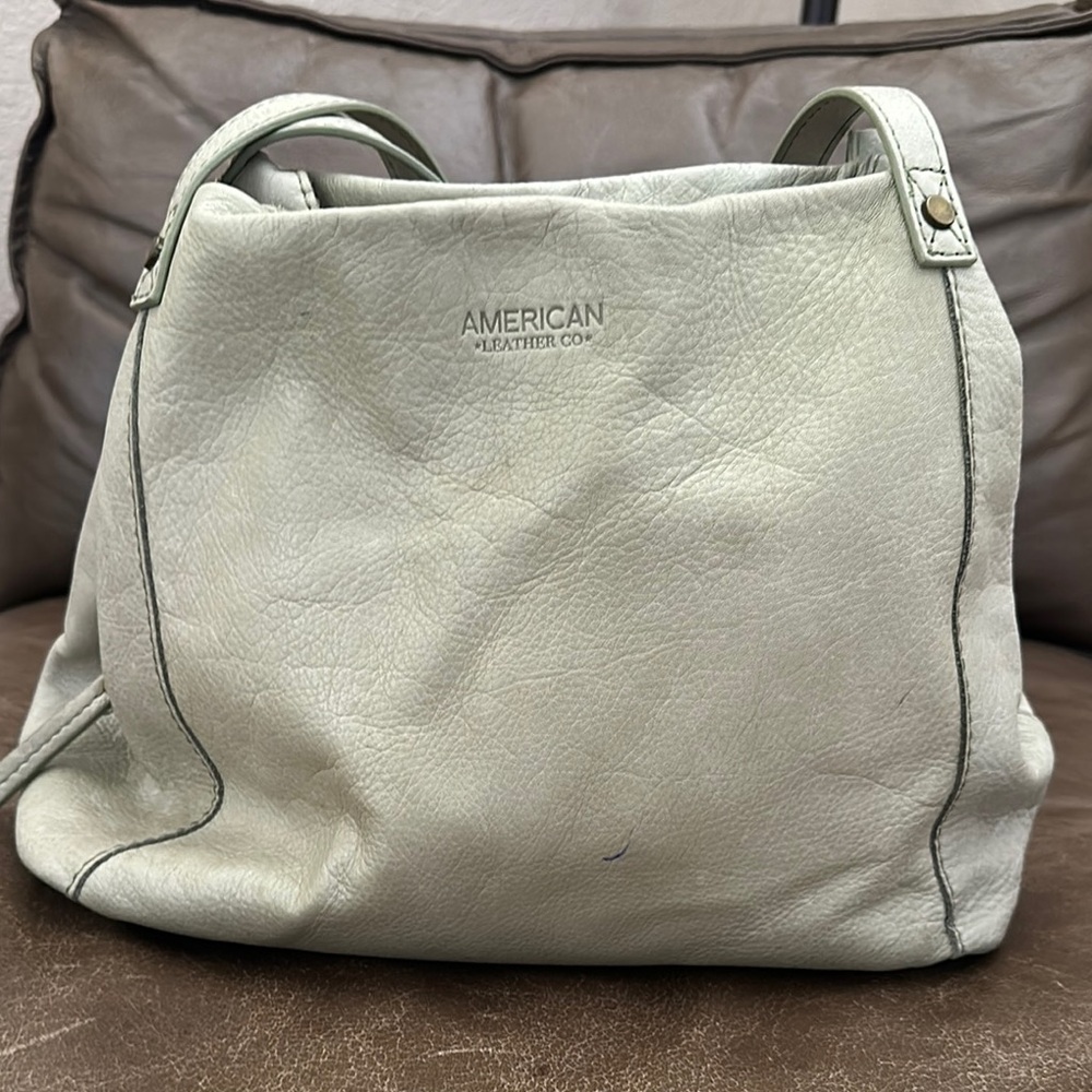 Cream Slouchy Shoulder Bag with Luxurious Texture